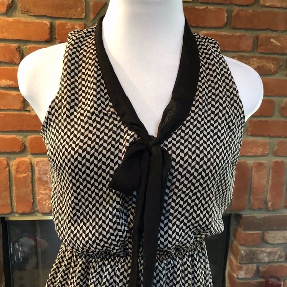 Vintage Secretary Black & White Babydoll Dress - Picture 6 of 11